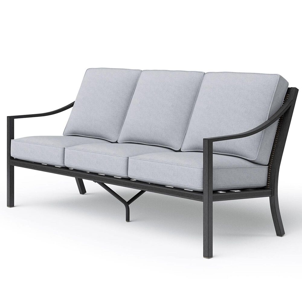 Clear Creek Collection 5-Piece Patio Conversation Set in Concrete, , large