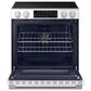 Samsung Bespoke 6.3 Cu. Ft. Smart Slide-In Electric Range with Illuminated Precision Knobs in White Glass, , large