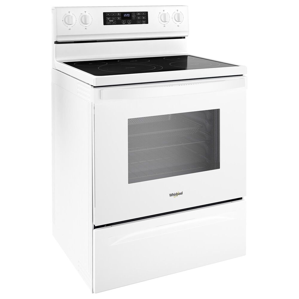 Whirlpool 5.3 Cu. Ft. Electric Range 5in1 Air Fry Oven in White NFM