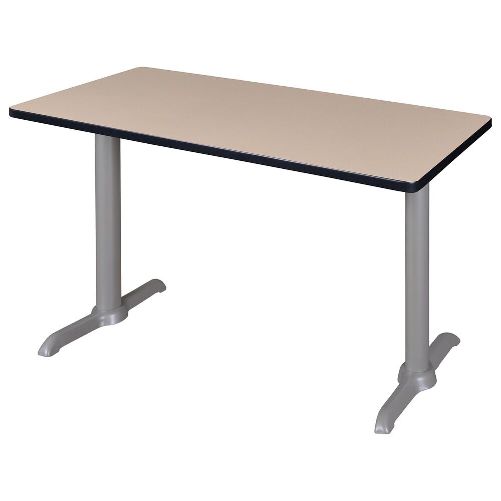 Regency Global Sourcing Via 42" x 24" Training Table in Beige/Grey, , large