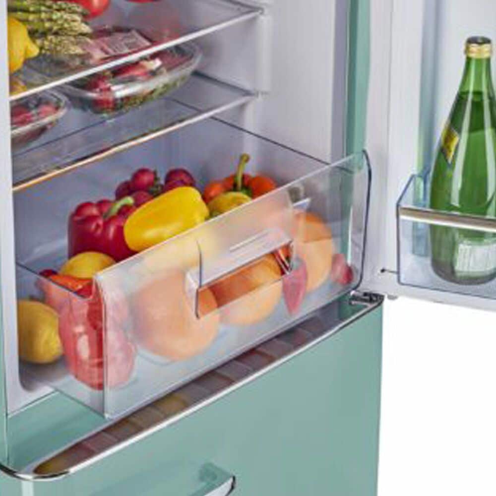 Unique Appliances Classic Retro 7 Cu. Ft. Bottom Freezer Refrigerator in Ocean Mist Turquoise, , large