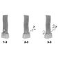 Zentro Living Cascata Fountain with Lights in Black and Charcoal, , large