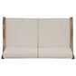 Hearth and Haven Outdoor Loveseat with Cushions and Natural Frame in Beige, , large