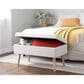 LumiSource Storage Bench in Beige, , large