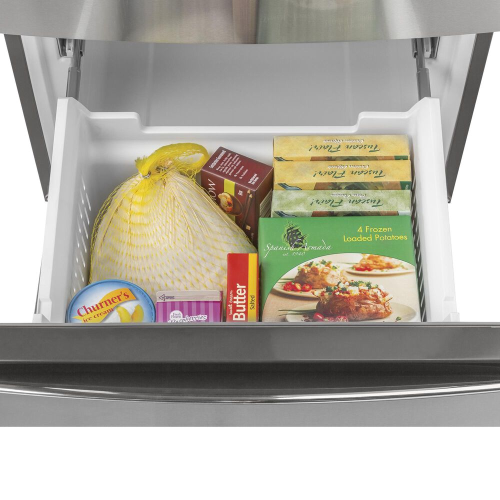 GE Appliances 11.9 Cu. Ft. Counter Depth Bottom-Freezer Refrigerator in Stainless Steel, , large