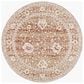 Surya Carlisle 5"3" Round Dusty Pink, Ivory, Pale Blue, Sage, Olive and Medium Brown Area Rug, , large