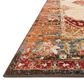 Loloi II Isadora ISA-04 8"11" x 12" Antique Ivory and Sunset Area Rug, , large
