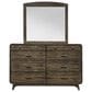 New Heritage Design Rex 5-Piece Queen Panel Bedroom Set in Walnut, , large
