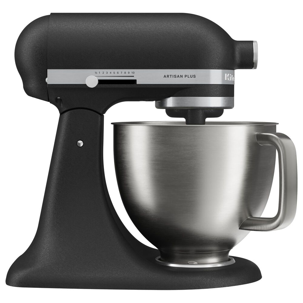 KitchenAid Artisan Plus 5-Quart Stand Mixer in Cast Iron Black, , large