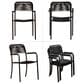 International Home Miami Ipa 9-Piece Rectangular Extendable Patio Dining Set in Black and Light Brown, , large