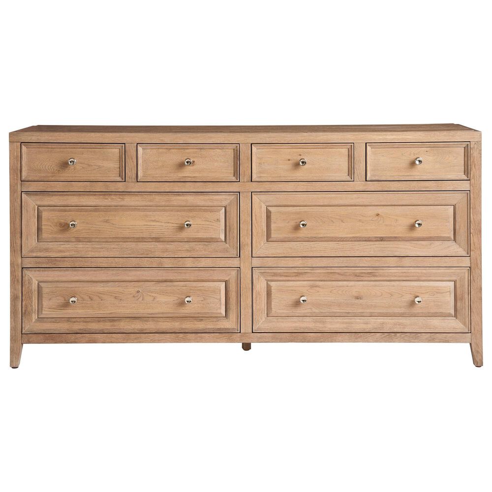 Universal Furniture Weekender 5-Piece Queen Canopy Bedroom Set in Natural and Sand Dune, , large