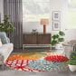 Nourison Aloha 7"10" Round Green Indoor/Outdoor Area Rug, , large