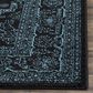 Safavieh Adirondack ADR108K 8" x 10" Black and Teal Area Rug, , large