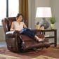 Catnapper Duncan Deluxe Glider Recliner in Walnut, , large