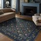 Loloi Wildwood Navy 6"3" x 9" Area Rug, , large