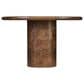 Four Hands Malko Dining Table-Dark Brown Mappa Burl-Dark Brown Rubberwood, , large