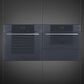 SMEG Linea 30" Single Electric Wall Oven with VivoScreen in Neptune Grey, , large
