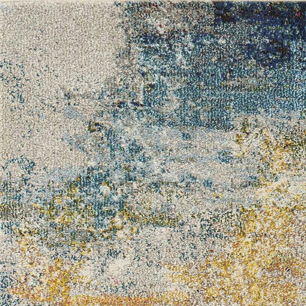 Nourison Celestial CES02 2&#39;2&quot; x 7&#39;6&quot; Sealife Runner, , large