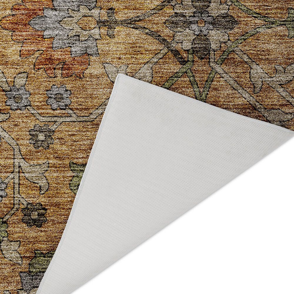 Dalyn Rug Company Silk Road Saffron, Gold, Copper, Gray, Olive and Fern 1&#39;8&quot; x 2&#39;6&quot; Area Rug, , large