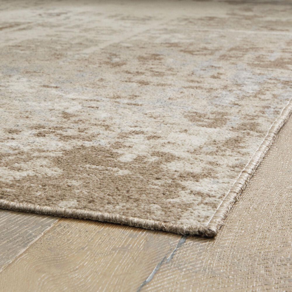 Ashley Grifflain 5&#39;1&quot; x 7&#39; Tan, Brown and Gray Area Rug, , large