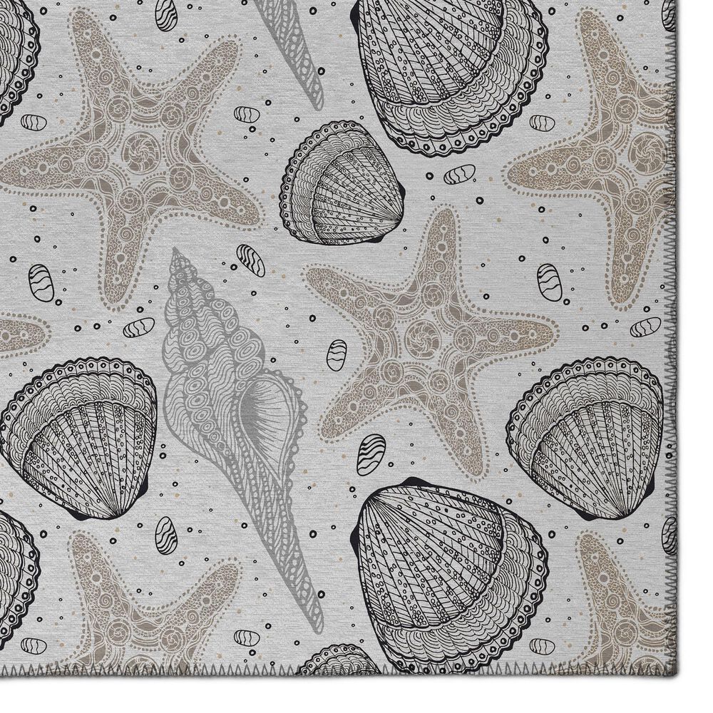 Dalyn Rug Company Seabreeze SZ4 3&#39; x 5&#39; Silver Area Rug, , large