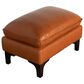 Sienna Designs Leather Ottoman in Everest Caramel, , large