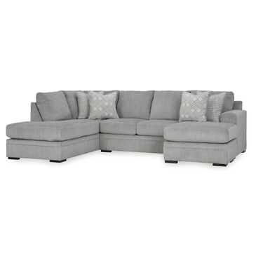 Ashley Casselbury 2-Piece Right Facing U-Shaped Sectional with Sofa Chaise in Cement, , large