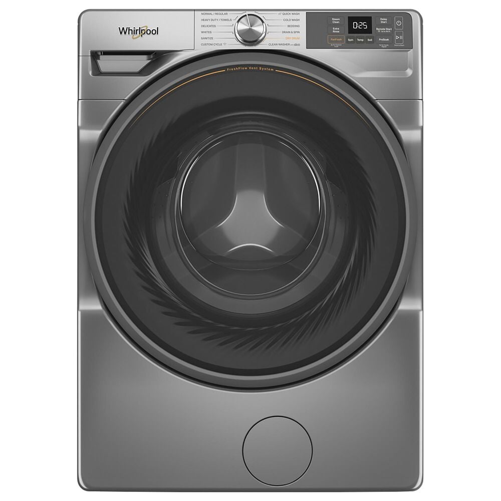 Whirlpool 4.5 cu. ft. Smart Front Load Washer with FreshFlow Vent System in Radiant Silver, , large