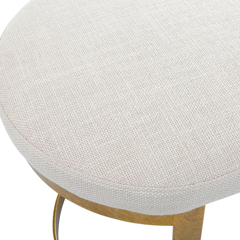 Uttermost Infinity Accent Stool in Gold, , large