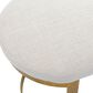 Uttermost Infinity Accent Stool in Gold, , large