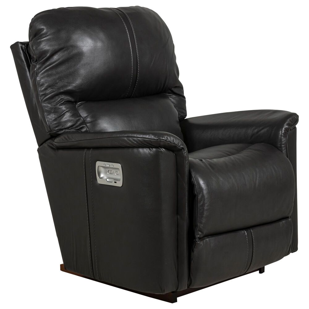 La-Z-Boy Turner Wireless Power Rocker Recliner with Powered Headrest in Charcoal, , large