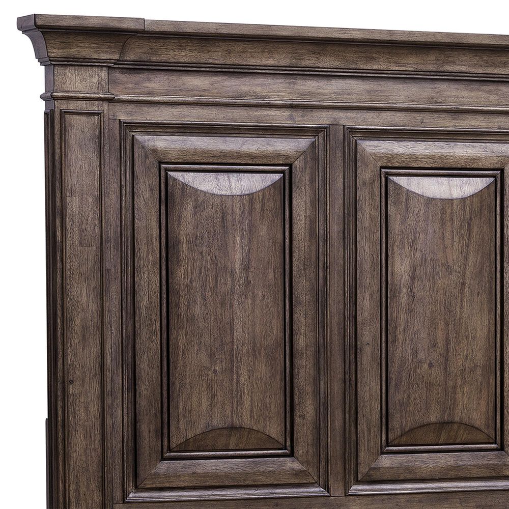 Chapel Hill Queen Bed and Two Nightstands in Brown, , large