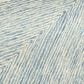 Nourison Pure Angles Ivory and Blue 2"3" x 7"6" Runner, , large