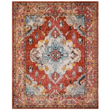 Safavieh Monaco MNC243H-10 10" x 14" Orange/Light Blue Area Rug, , large