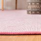 Safavieh Montauk 9" x 12" Pink and Fuchsia Area Rug, , large