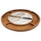 Housewares International 14" Round Acacia Serving Board with Cheese Knife in Brown, , large