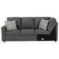 Signature Design by Ashley Edenfield 3-Piece Left Facing U-Shaped Sectional with Chaise in Charcoal, , large