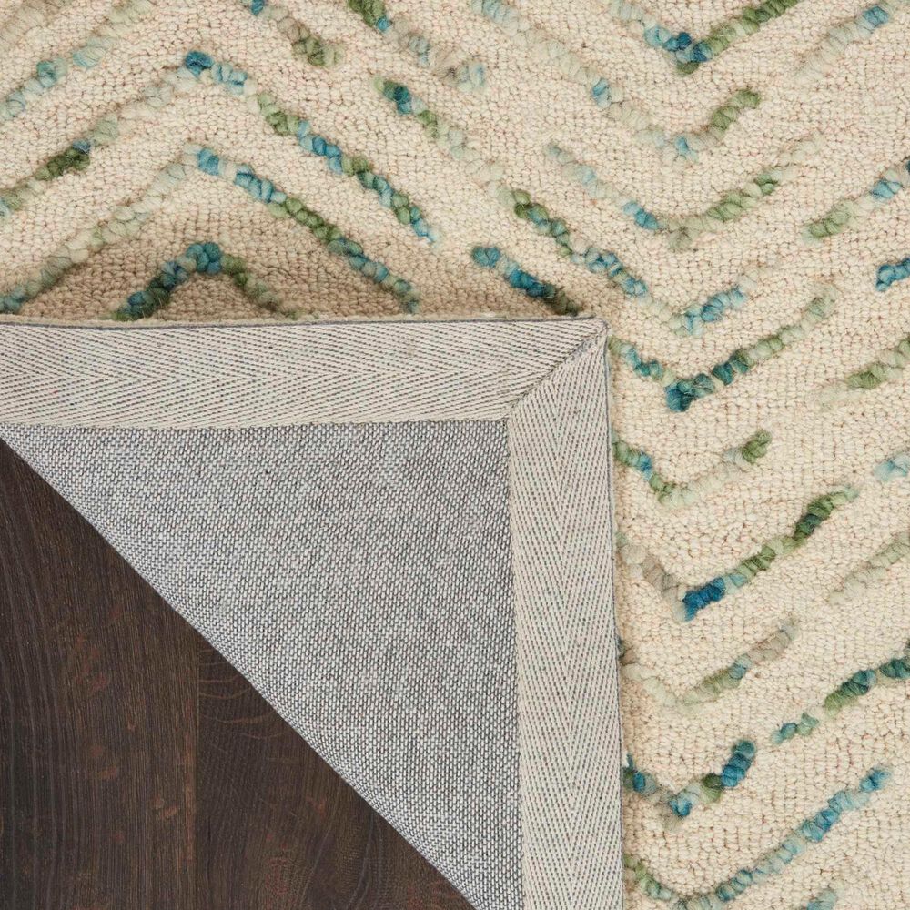 Nourison Colorado 5&#39;3&quot; x 7&#39;3&quot; Ivory and Green Area Rug, , large