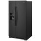 Whirlpool 24.6 Cu. Ft. 36" Wide Side-by-Side Refrigerator in Black, , large