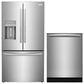 Frigidaire Gallery 2-Piece Kitchen Package with Standard-Depth French Door Refrigerator and 24" Dishwasher in Stainless Steel, , large