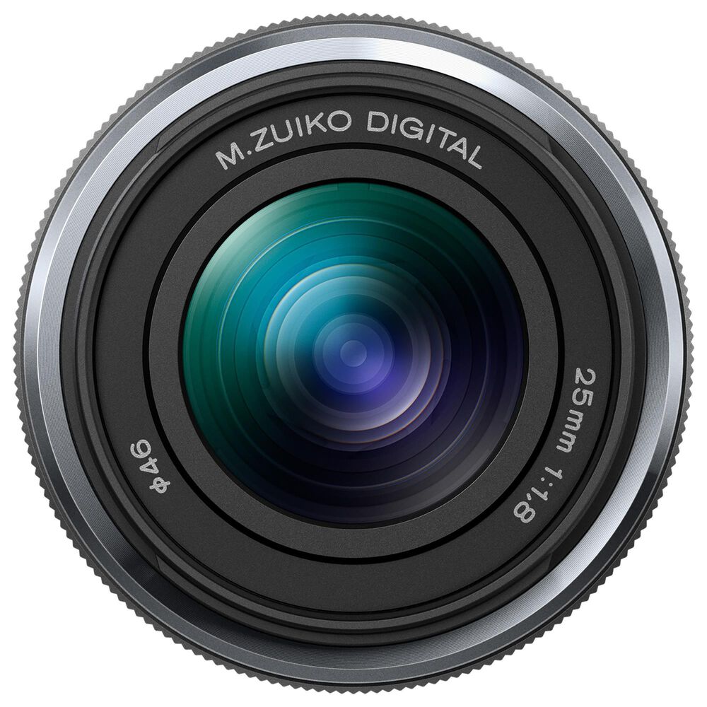 OM- System M.Zuiko Digital 25mm f/1.8 II Lens in Black, , large