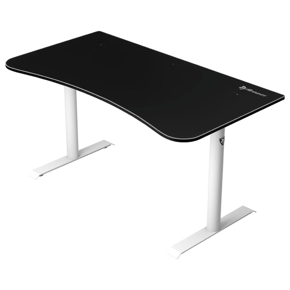 Arozzi Arena Medium Gaming Desk in White, , large