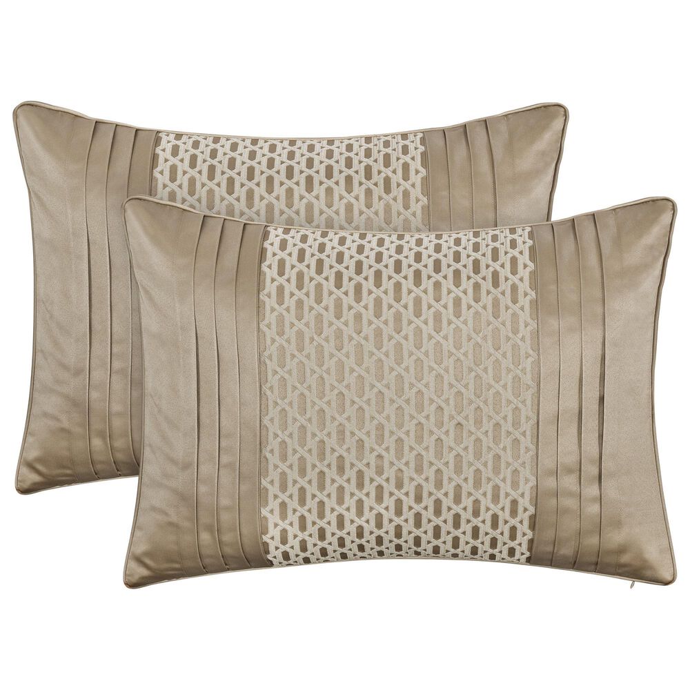 Royal Court Olympus 3-Piece Full/Queen Comforter Set in Sand, , large
