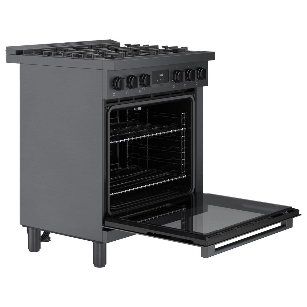 Bosch 30&quot; Freestanding Gas Range in Black Stainless Steel, , large