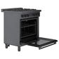 Bosch 30" Freestanding Gas Range in Black Stainless Steel, , large