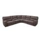 Oxford Furniture 6-Piece Power Reclining Sectional with Power Headrests in Tan, , large