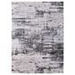 Feizy Prasad 5" x 8" Ivory and Charcoal Area Rug, , large