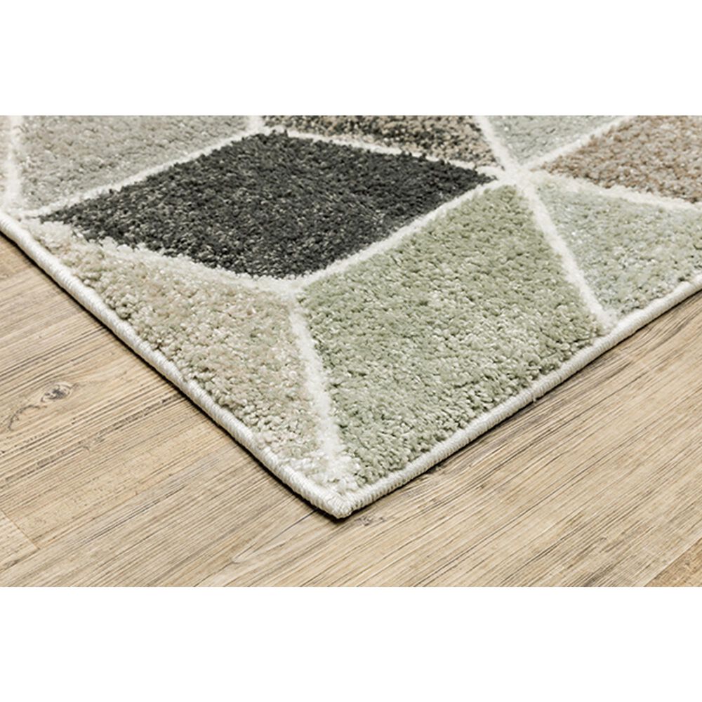 Oriental Weavers Cambria Geometric Biks 3&#39;3&quot; x 5&#39; Ivory Area Rug, , large