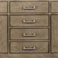 Lexora Home Laurel 80" Double Bathroom Vanity in Grey Oak with White Quartz Top and Rectangular Sinks, , large