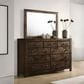 New Heritage Design Blue Ridge Dresser Mirror in Rustic Gray, , large